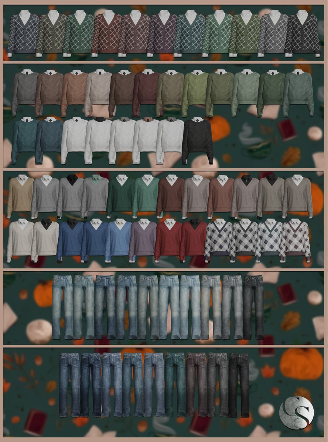 Галерея мода Мужская осенняя коллекция Sweater Season Collection #1